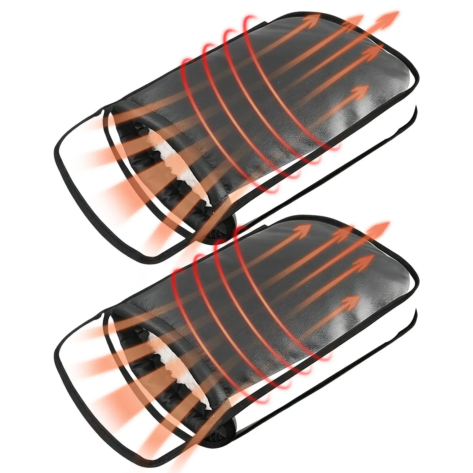 Motorcycle Handlebar Gloves Waterproof Thermal Thicken Mittens Windproof Stroller Handlebar Cover For Winter Bicycle Scooter