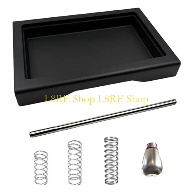 

L8RE Espresso Machine Parts Thin Drip Tray with Springs And Long Stainless Steel Tube Coffee Maker Replacement Accessory