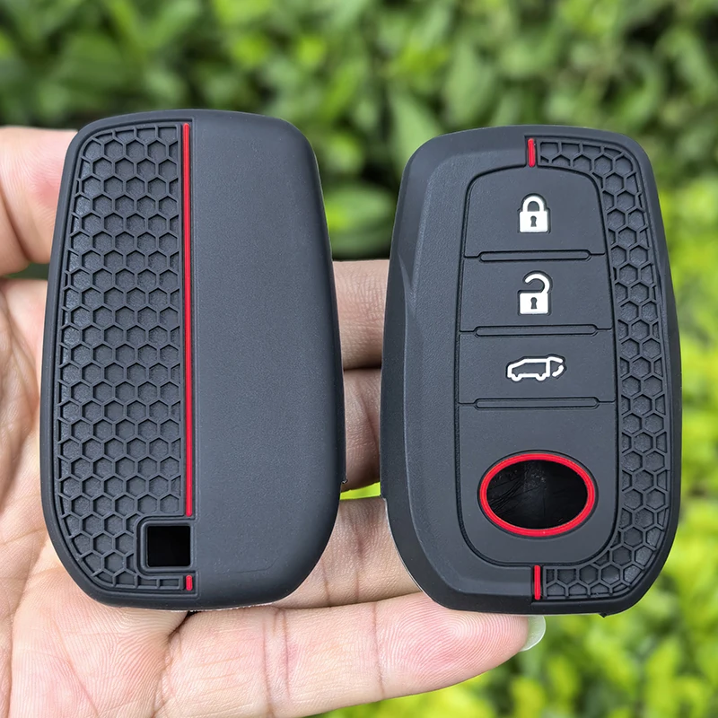 

Чехол для автомобильного ключа для Toyota Land Cruiser 200 Prado Crown Yaris Cross Hilux Innova Fortuner Camry Alphard PREVIA Vellfire