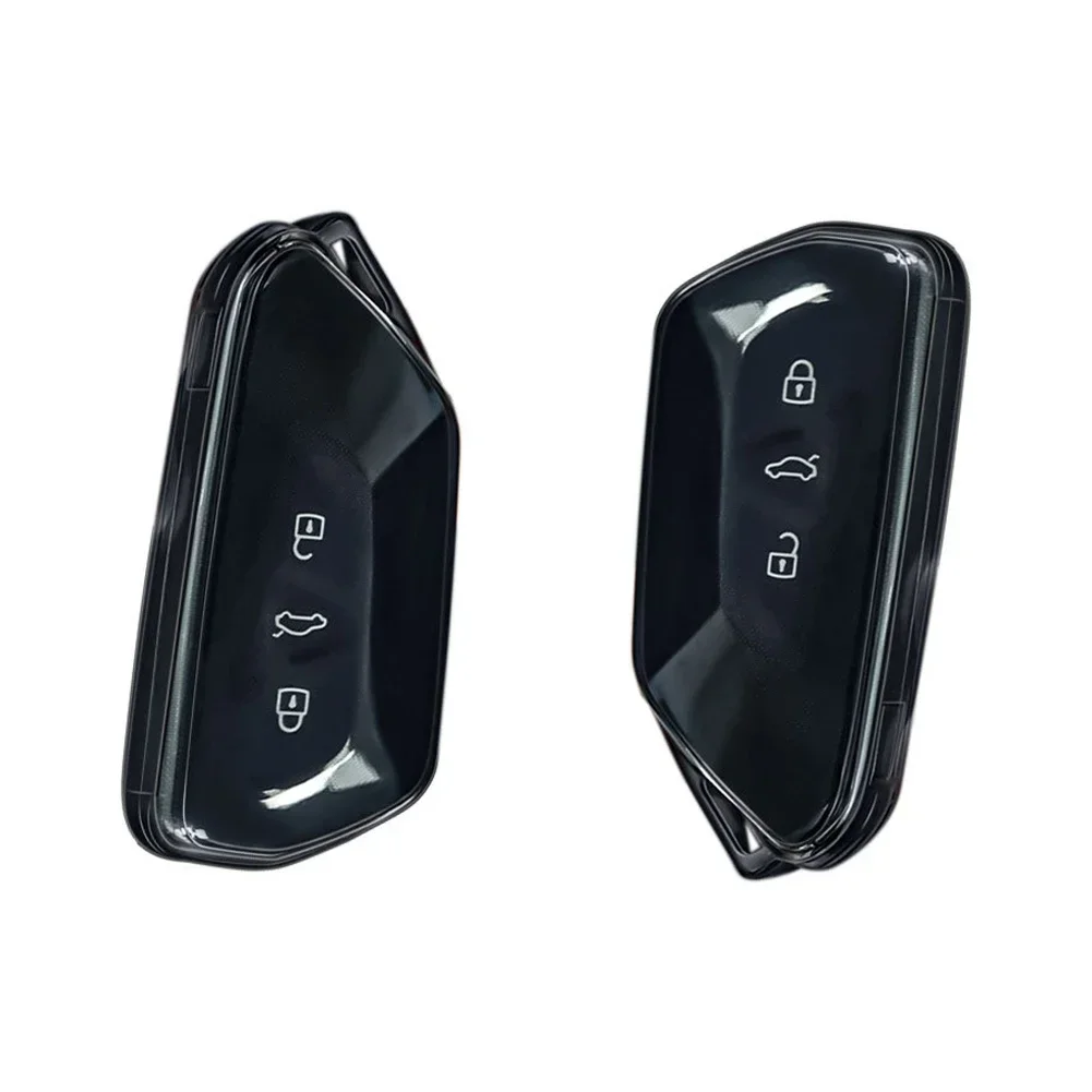 Soft TPU Car Transparent Key Case Remote Control Protect Cover For VW Volkswagen Golf 8 ID.3 ID.4 Skoda Octavia A8 MK4 MK8 GTI R view 3