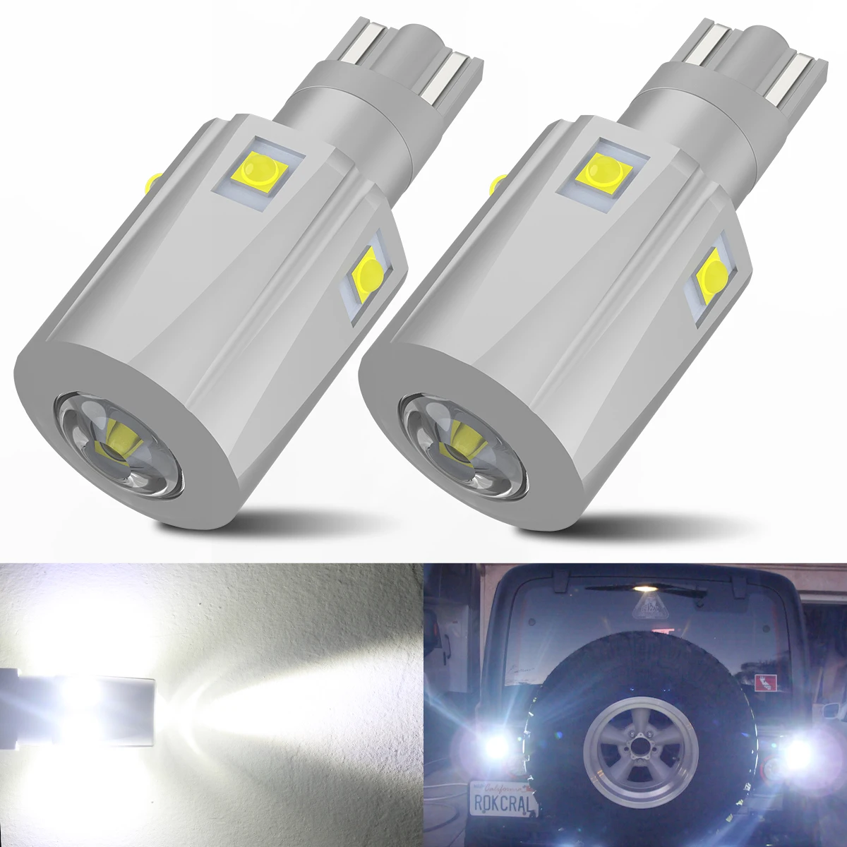 AENVTOL 2pcs Canbus T15 W16W LED Backup Reverse Lights For BMW F12 F13 F06 E65 E66 E67 F01 F02 F03 F04 X3 E83 F25 X5 E70 Z4 E89