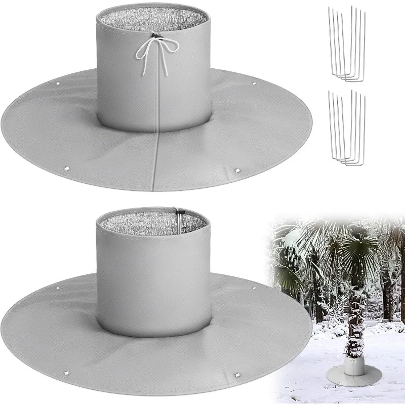 Winter plant cover antifreeze protection tree roots cold protection tree trunk frost cover with drawstring plant insulation