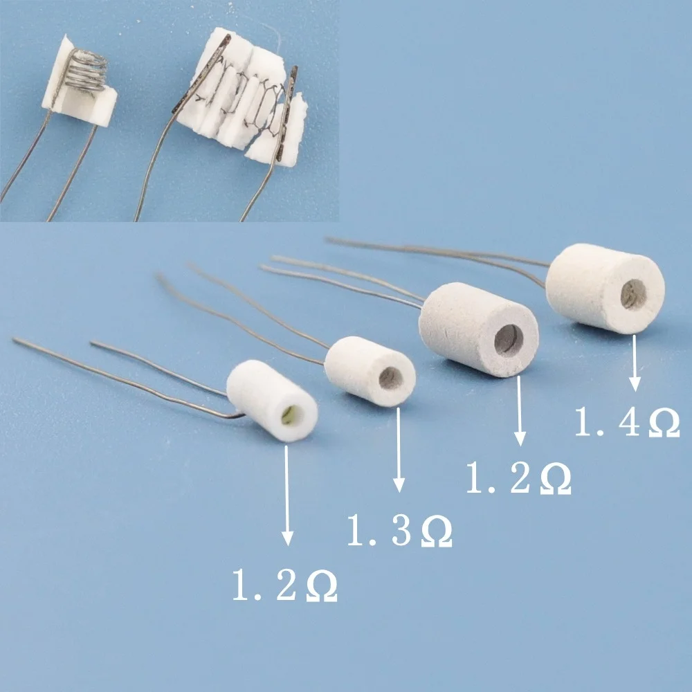 DIY Rebuild Ceramic Heating Wires Core OD 3/3.7/4.3/4.6/5.0mm 5 Types For DIY Rebuild RBK Accessories