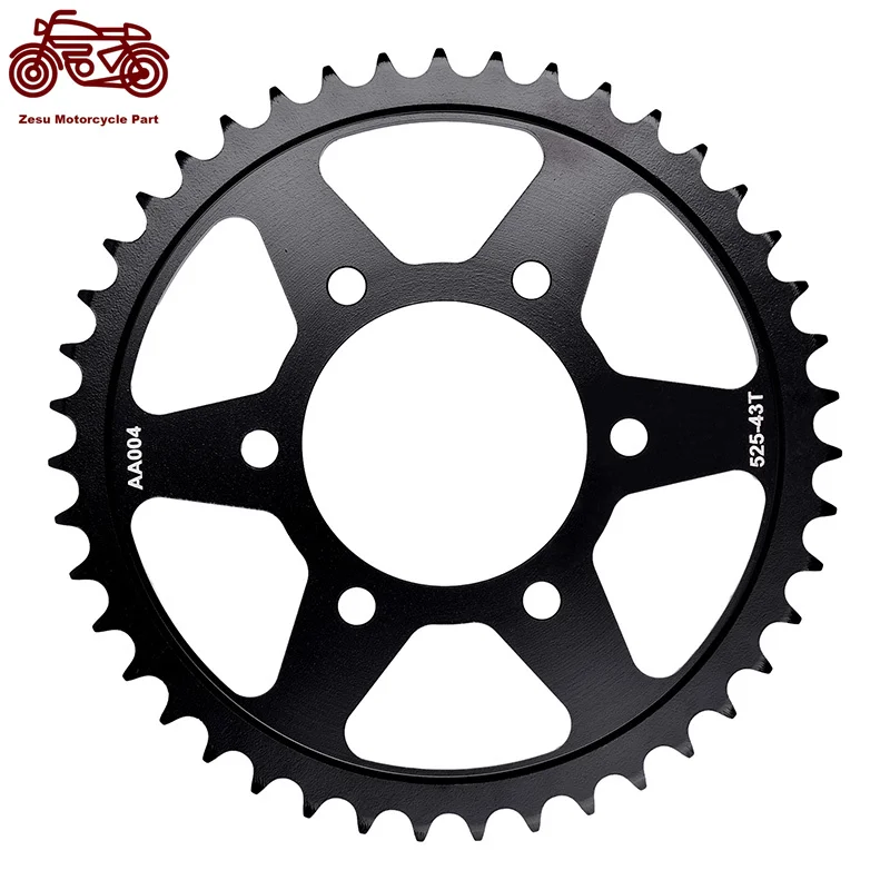 525 15T 43T Motorbike Front and Rear Sprocket Carburized Steel 20CrMnTi for KAWASAKI Z1000 Z1000R KLZ1000 KLZ 1000 ABS 1000S