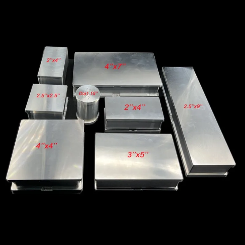 Custom Pre-Pressed Mold  2x 4inch Aluminum Pre-Pressed Mold Customize products and contact customer service