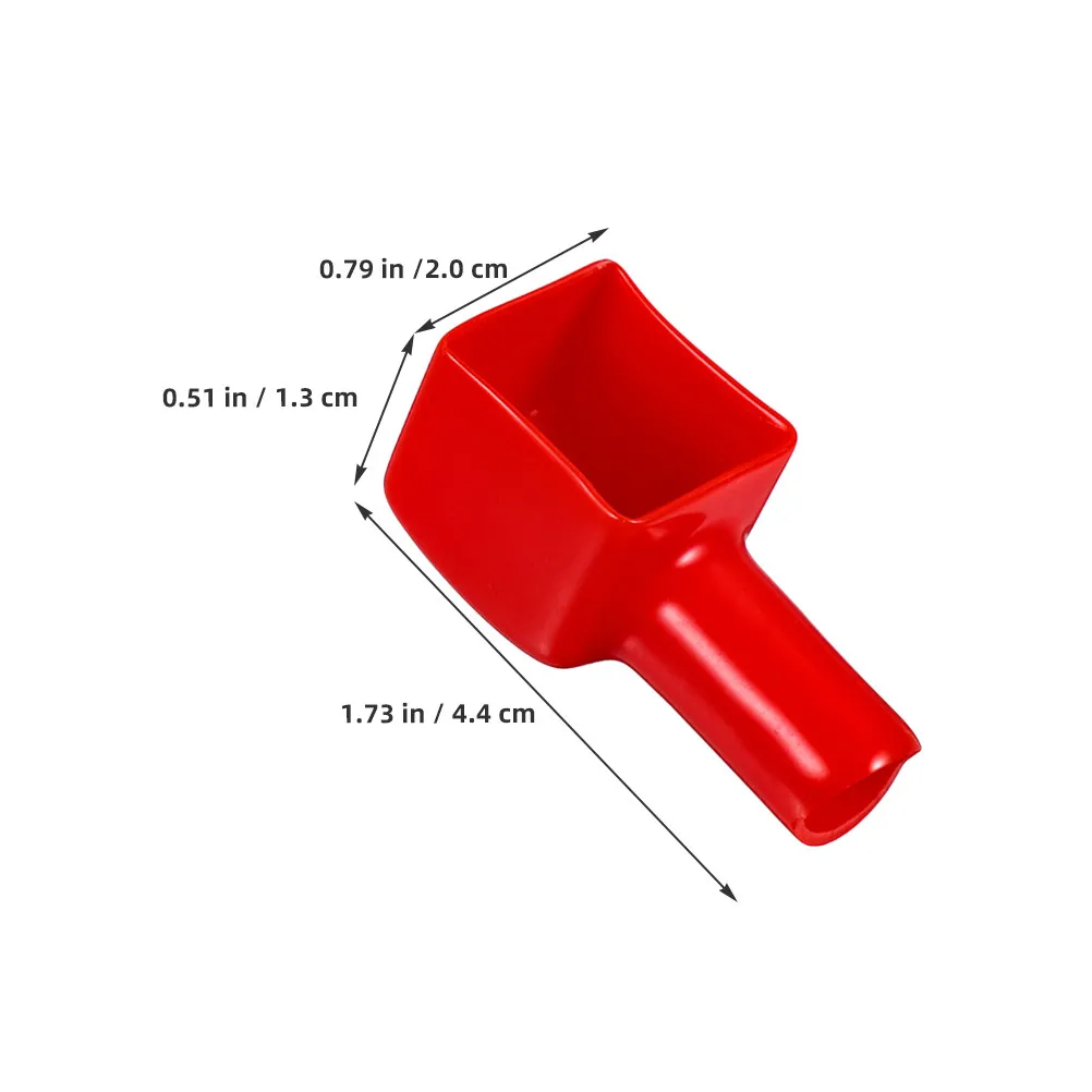 12Pcs PVC Car Battery Terminal Caps Bright Color Covers Positive Negative Pole Insulators Auto Battery Protector