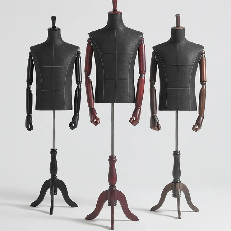 Men's Clothing Store Mannequin Hanger Suit Full Body Model Window Showcase Dummy Coat Rack Boutique Male Torso Display Mannequin