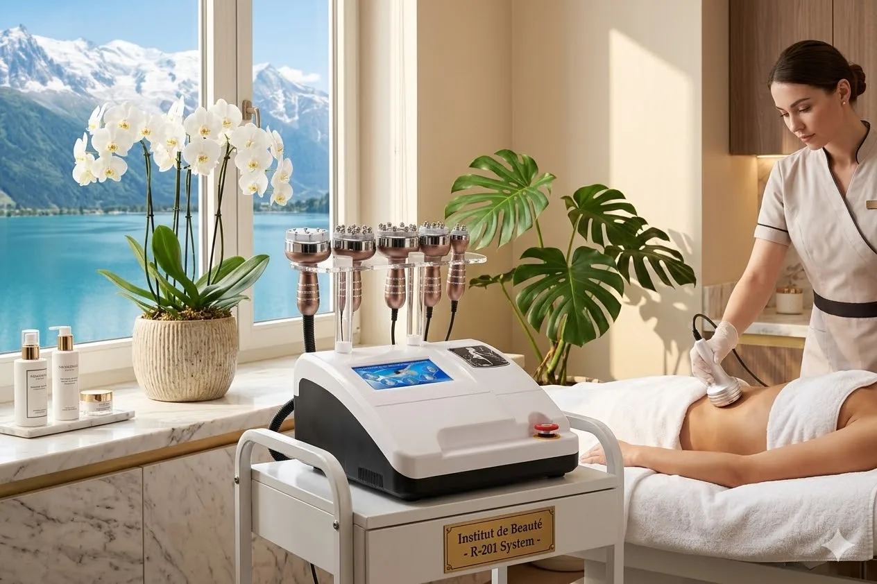 

Аппарат для коррекции фигуры 40K Cavitation RF Vacuum с мультиполярным EMS и фотонной терапией для подтяжки кожи, уменьшения целлюлита и лифтинга лица