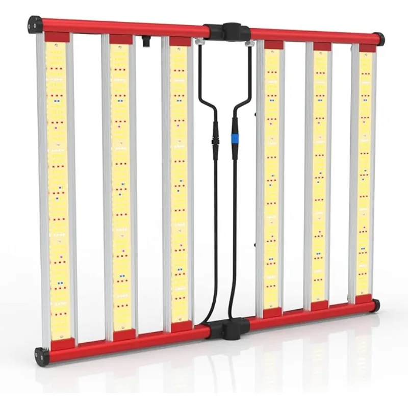LED Grow Lights,Full Spectrum Grow Light with UV IR,Plant Bar Style Grow Light Foldable & Dimmable for Indoor Growing Commercial