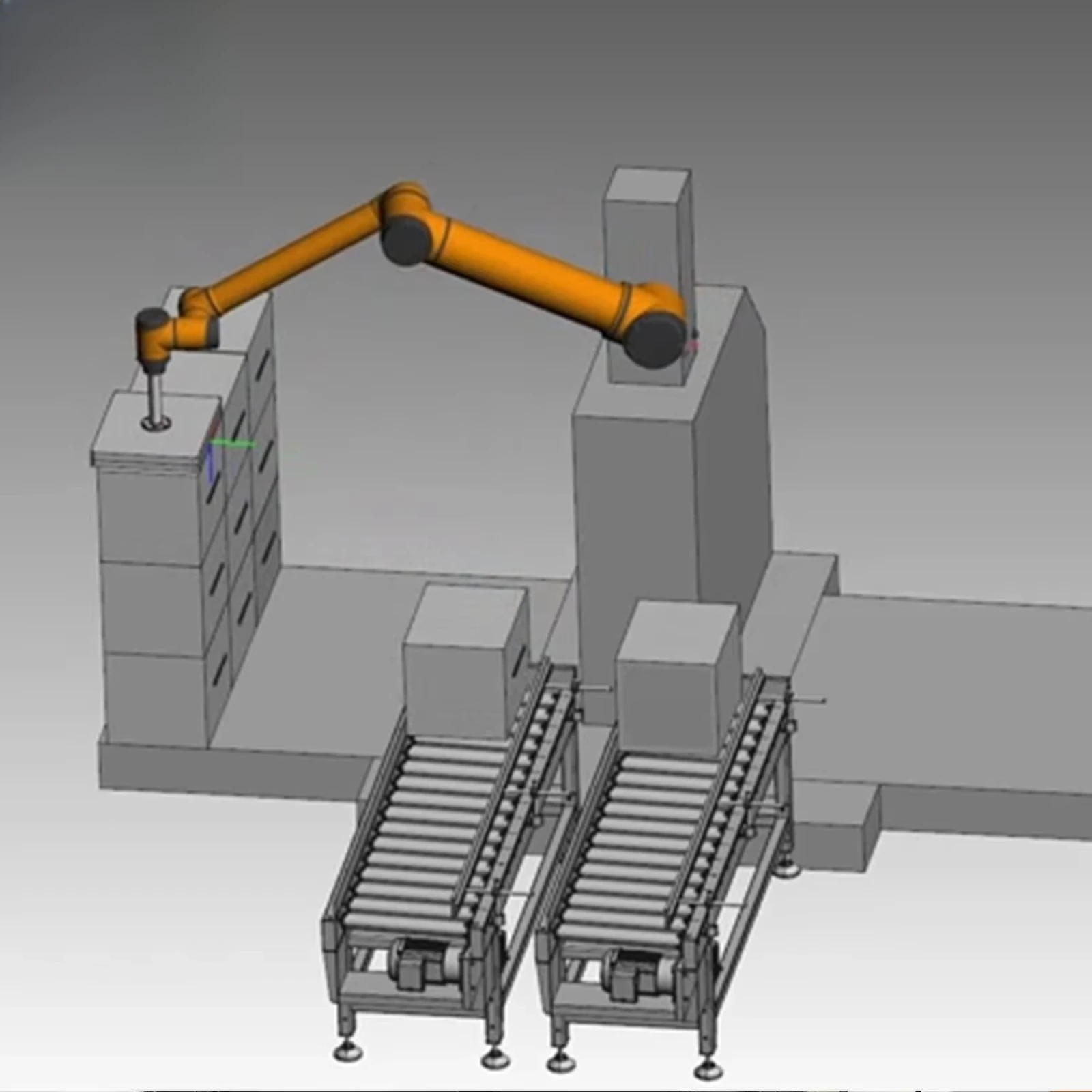 SZGH NEWEAT Mini 6 AXIS Industrial Robo Arm Collaborative Kitchen Palletizing Pick Robt with Core PLC & Bearing Components