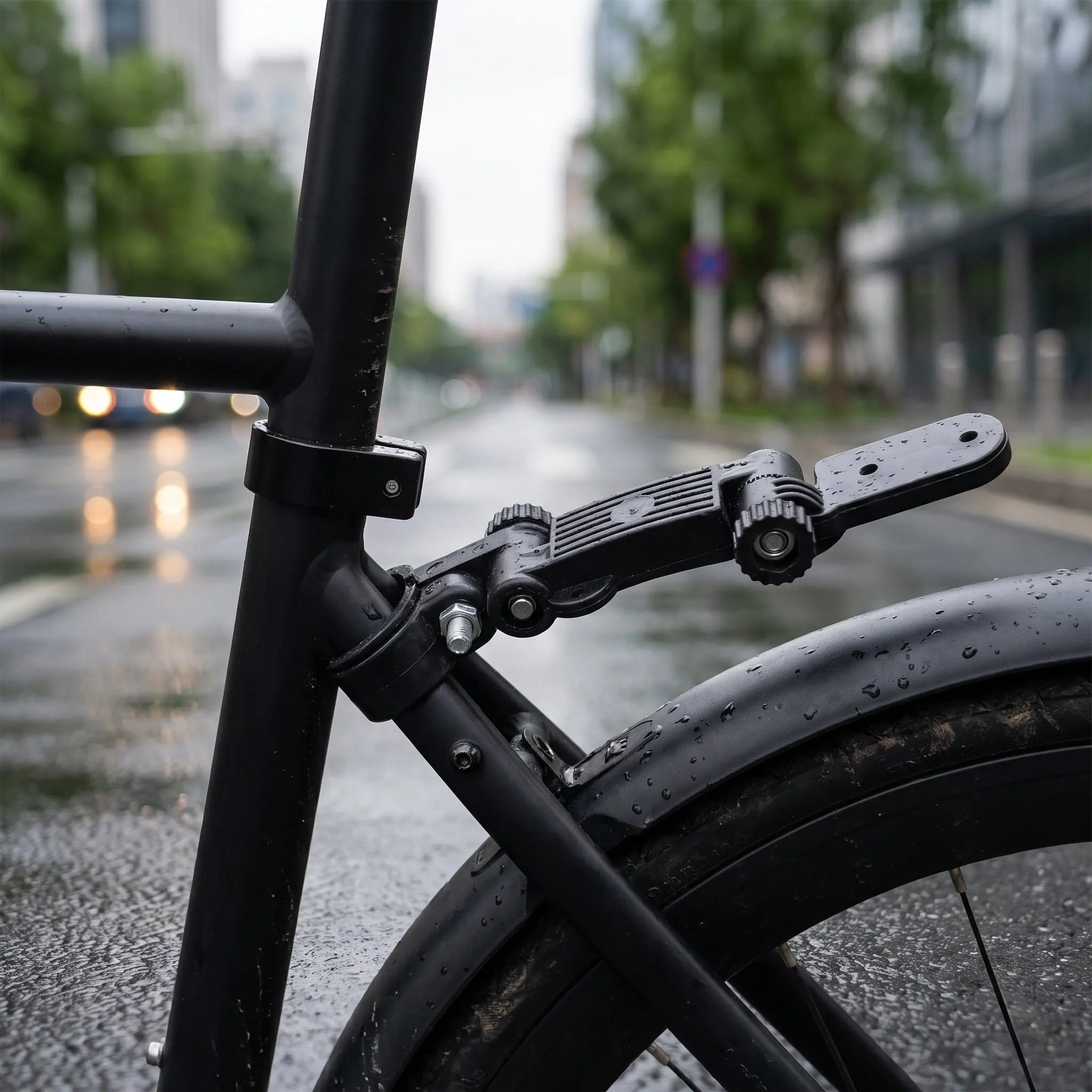 Bike Fender Seat Post Clamp Replacement Plastic Seat Post Clamp Bracket Bicycle Mudguard Fastening Clip Mountain Bike Mudguard