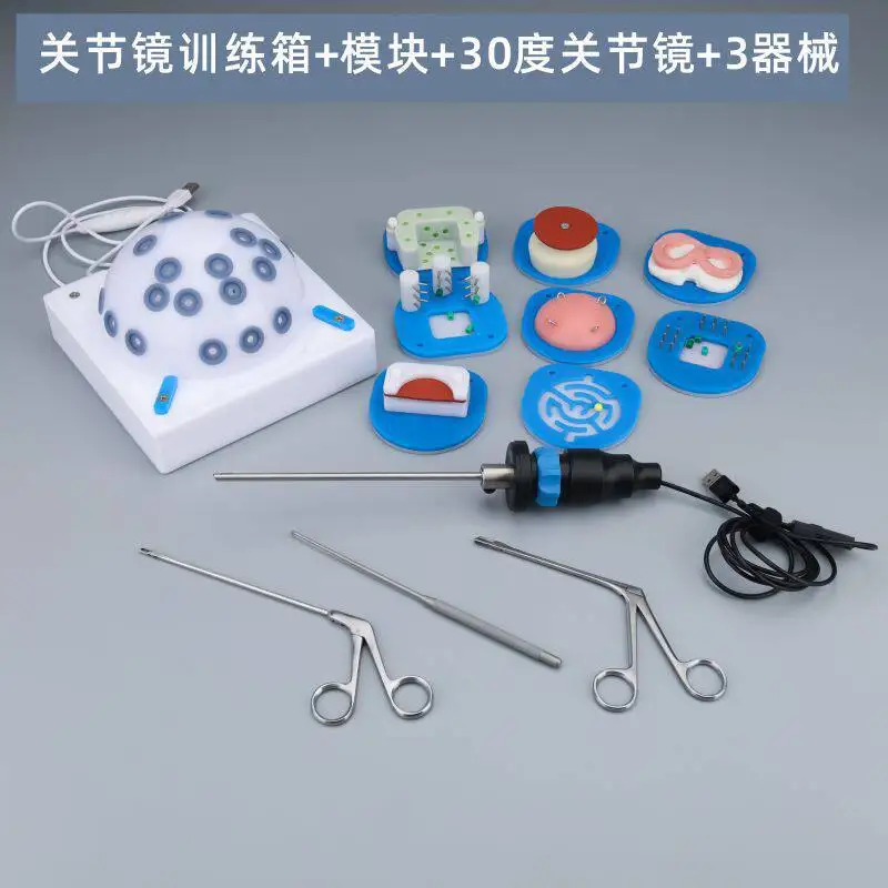 Arthroscopic Surgery Simulation Trainer, Knee Joint 30-degree Adjustable Focus Lens With Light Source, Spine, Sports Medicine