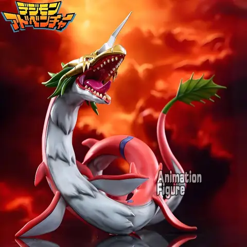 17.5 cm/6.89in Anime Digimon aventure Figure Mega Seadramon figurines d'action Pvc Statue Collection modèle jouets cadeaux