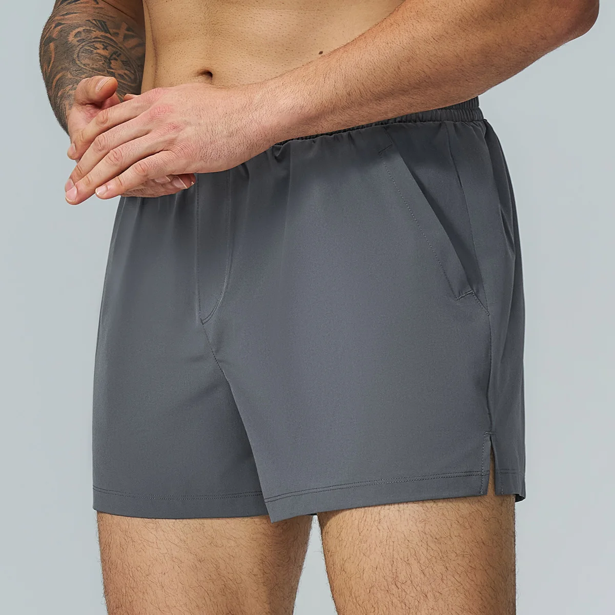 Men Gym Shorts Bodybuilding Workout Shorts Men's Sports Running Training Jogger Shorts Summer Minimalist Loose Breathable Short