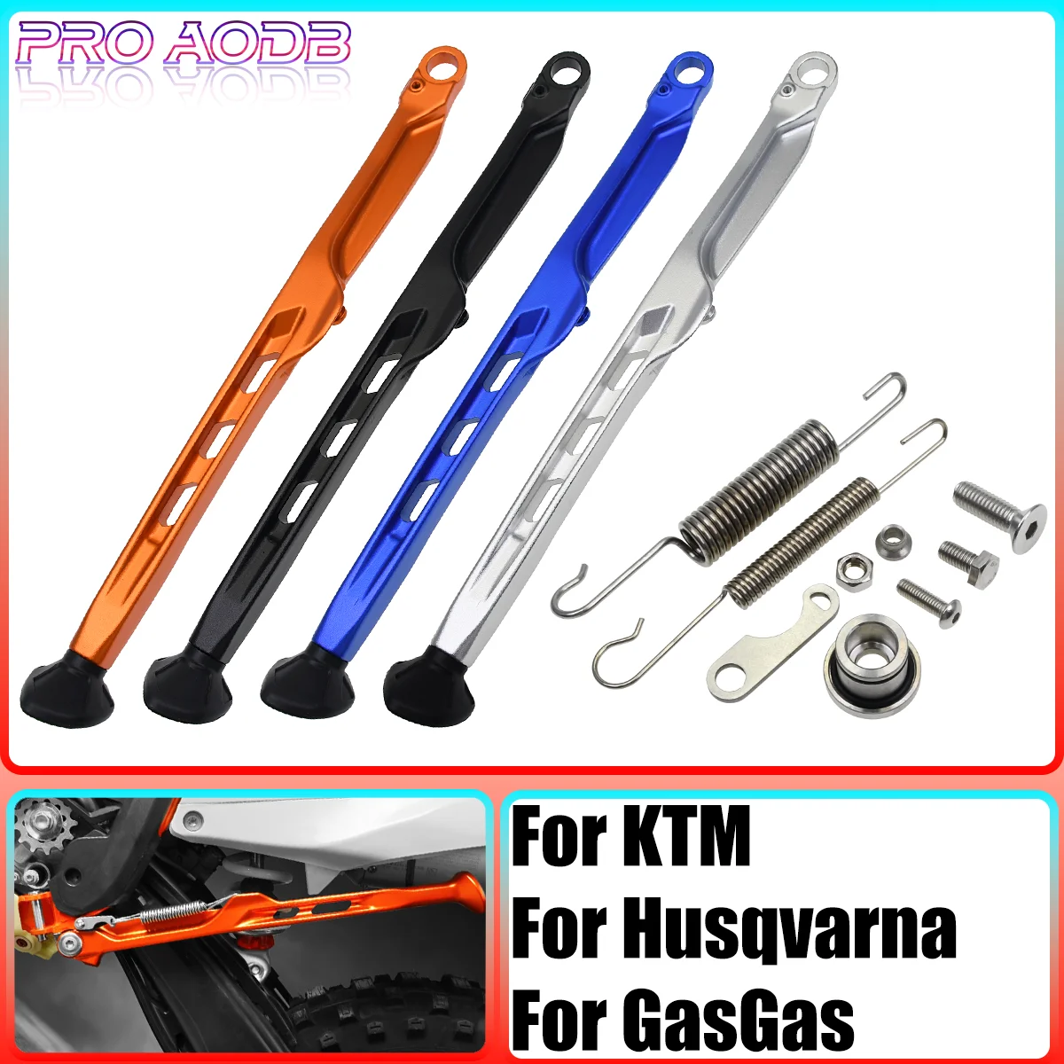 

For KTM XC XC-F EXC 300 EXC-F 125-500 HUSQVARNA TE FE TX FX GASGAS EX EC ES 2024 NEW Motorcycle Accessories Foot Side Kick Stand