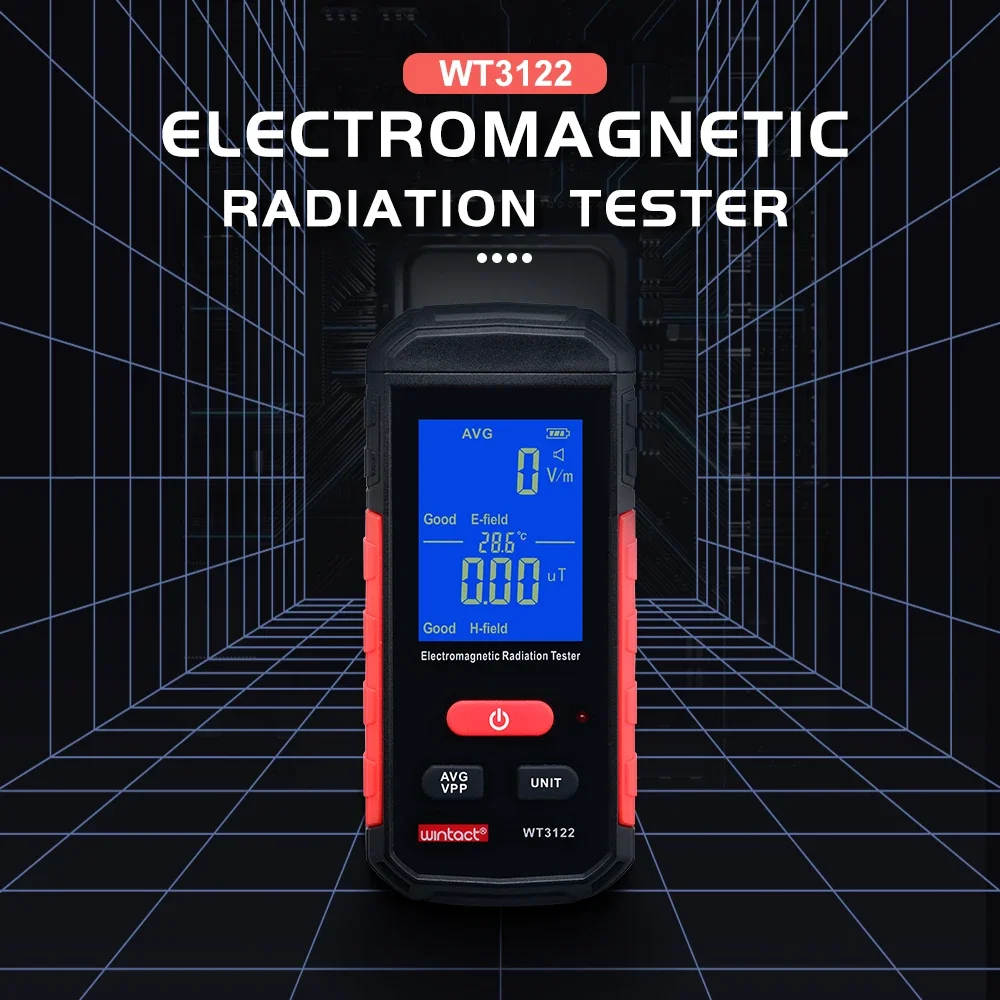 WT3122 WT3121 Electromagnetic Radiation Detectors geiger counter mobile phone radiation tester audible visual alarm