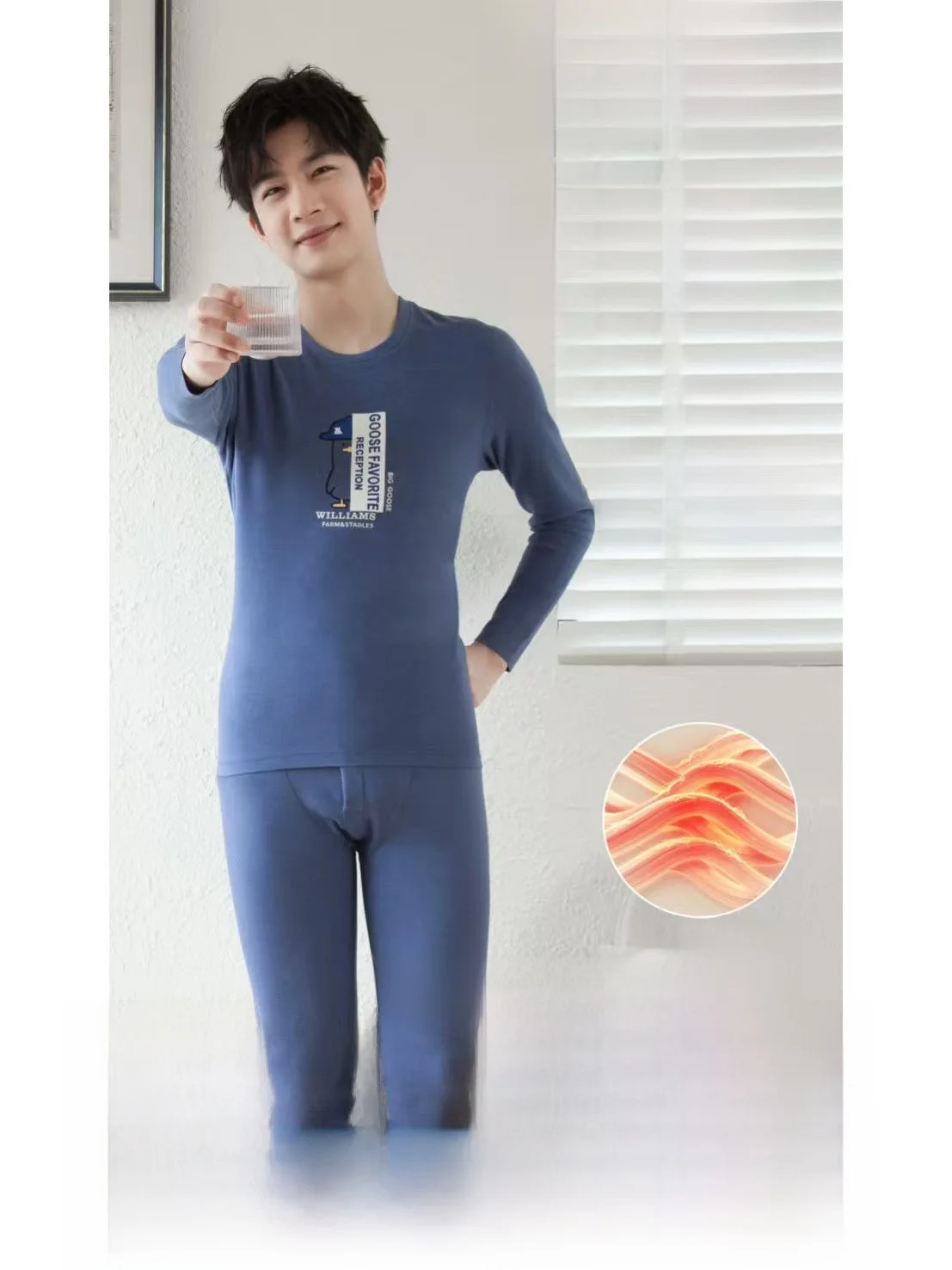 new-step-3238038630-youth-self-heating-cotton-autumn-pants-set-long-sve-round-ne-cartoon-print-home-wear-for-men
