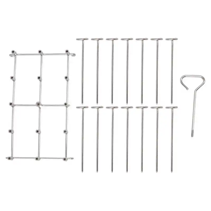 프라이어 꼬치 스탠드 그릴 수직 꼬치 거치대, DZ201 Foodi 8QT 프라이어 액세서리