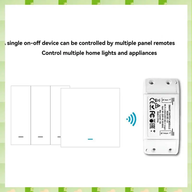 2025 16A بلوتوث مفتاح ذكي مع 3 مجموعة لوحة التحكم عن بعد الصناعية الصف التبديل تويا المنزل الذكي التتابع قواطع ، 16A الأزرق #2