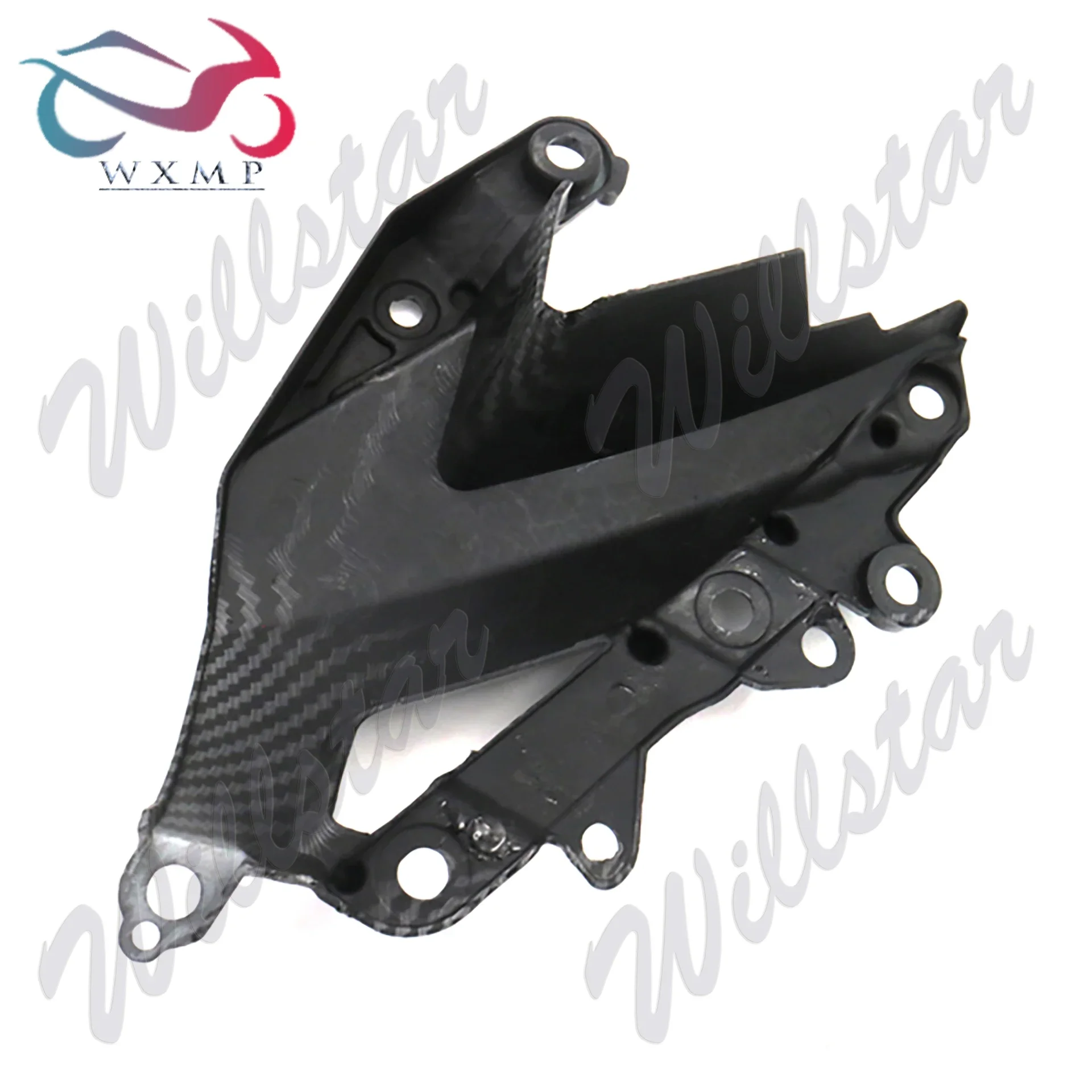 Carbon Fiber Color Side Mid Engine Cover Fairing For KAWASAKI ZX636 ZX6R 2009 - 2012