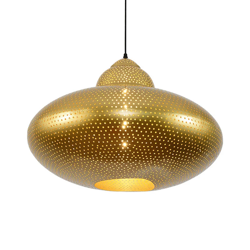Vintage American Iron LED Pendant Light Creative Design for Bedroom Minimalist Dining Room or Hotel Living Room