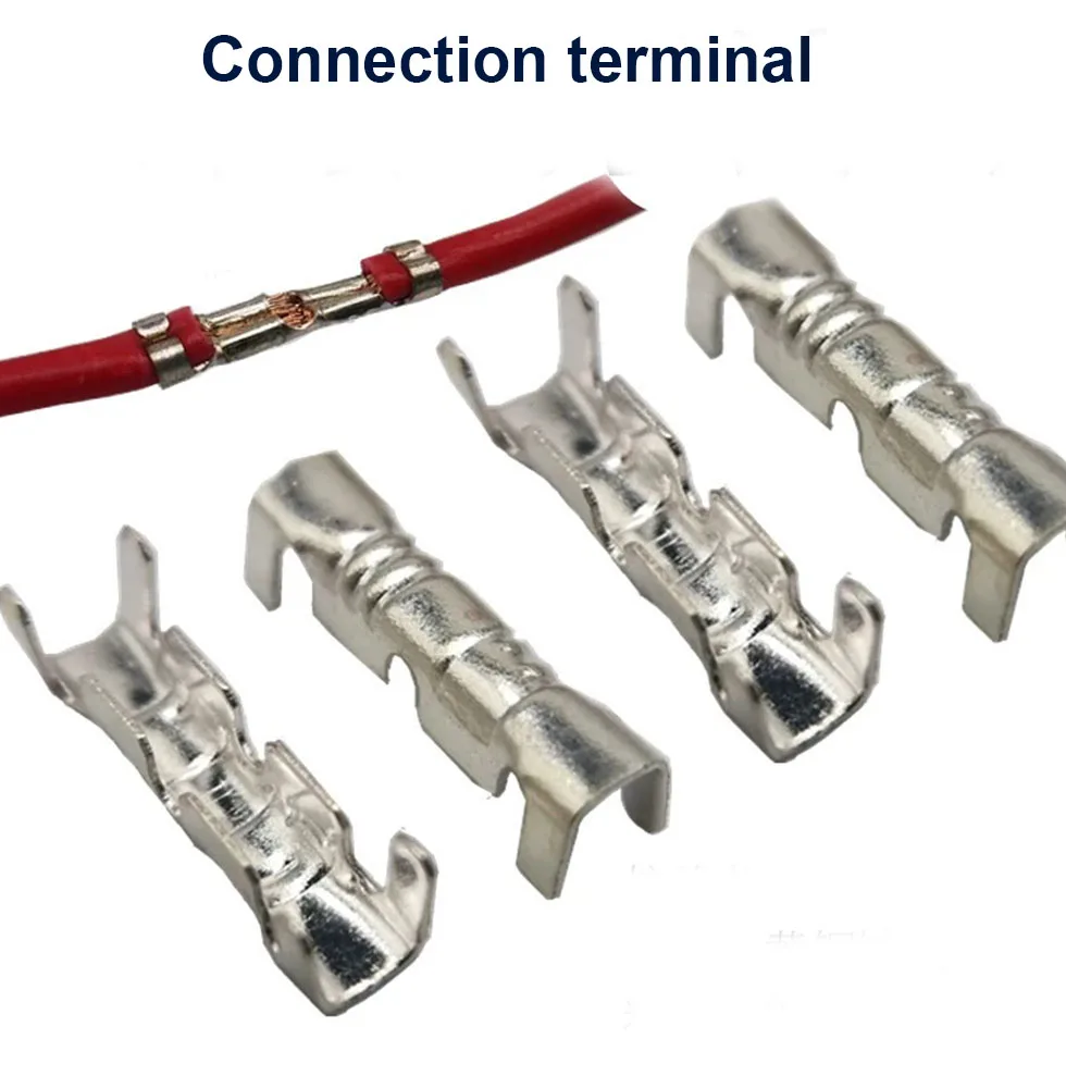 Wire Connector DJ453 0.5-1.5mm2 Docking Buckledouble U-Shaped Copper Buckle Quick Docking Cold Pressed Terminal Crimping Buckle
