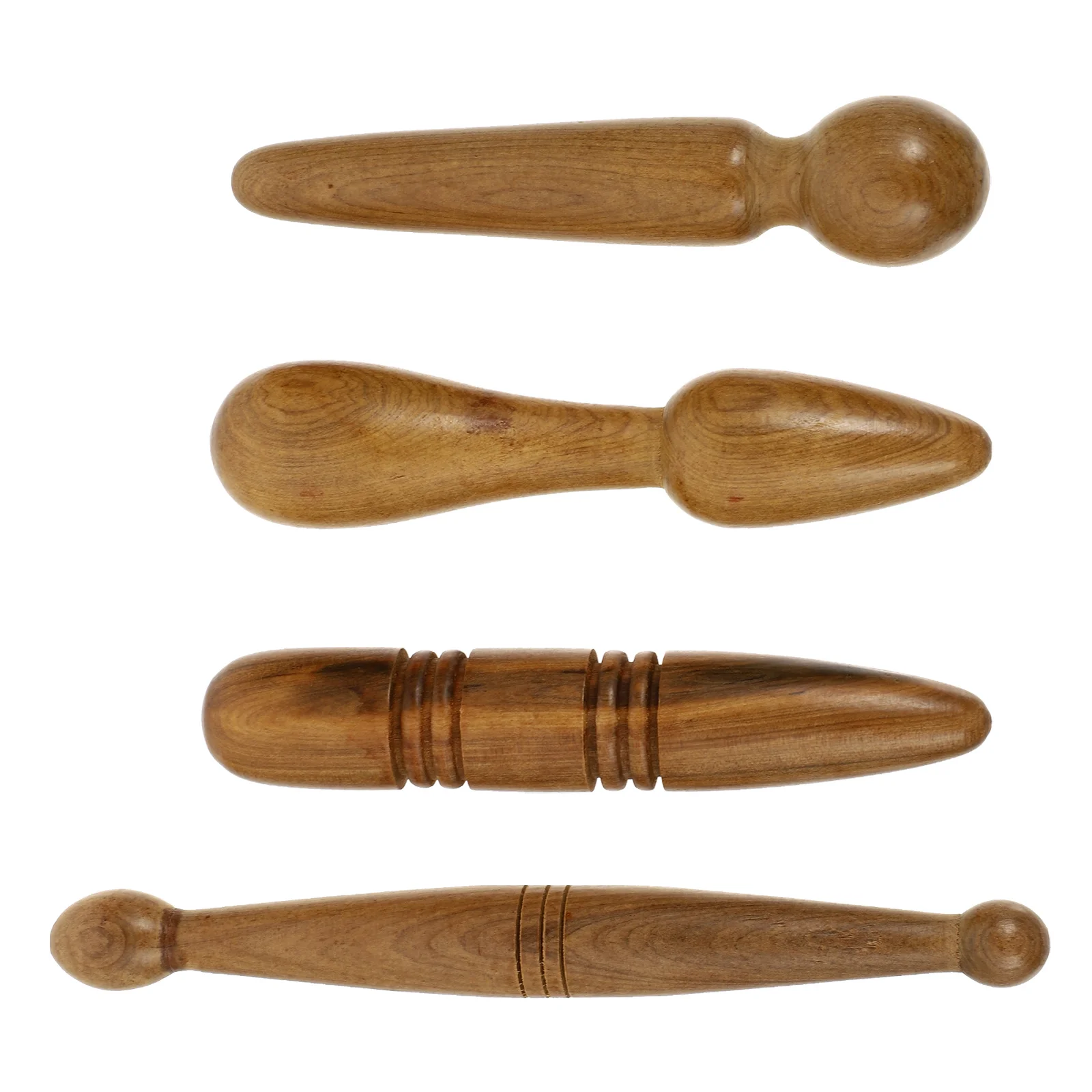 4 قطعة عصا ضغط نقاط الوخز عالية الجودة قضبان تدليك الجسم المحمولة الوخز بالإبر نقطة مدلك لتخفيف الآلام والدم