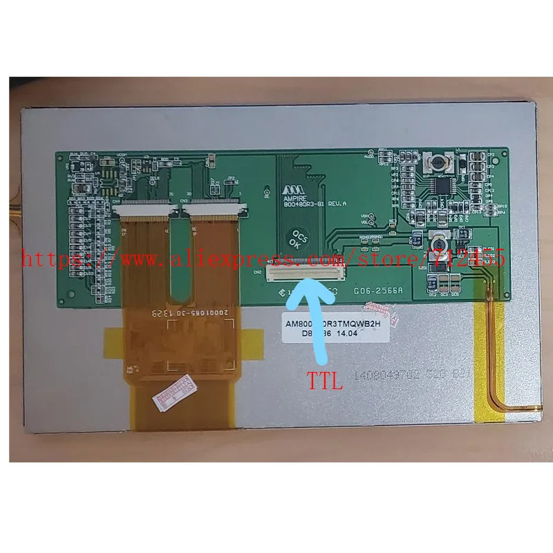 New AM800480R3TMQWB2H AM800480R3TMQWTA1H Lcd Screen Display With Touch Panel Digitizer