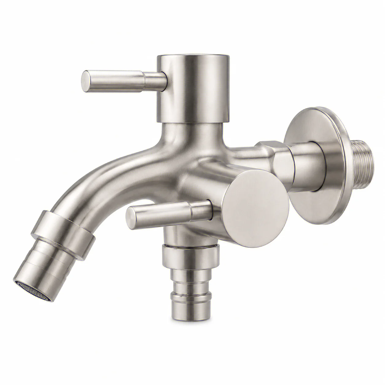 Dual Spout Multi-Purpose Water Tap, Suitable for Washing Machine Laundry Tub, Dual-Way Water Separation Faucet