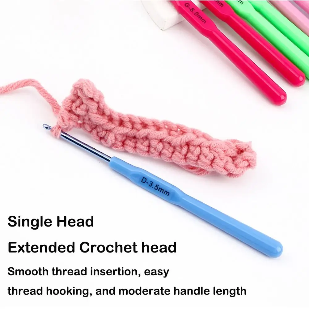 

New Aluminum Knitting Needles Long Multisize Crocheting Needles Crocheting Hooks DIY Sewing Accessories