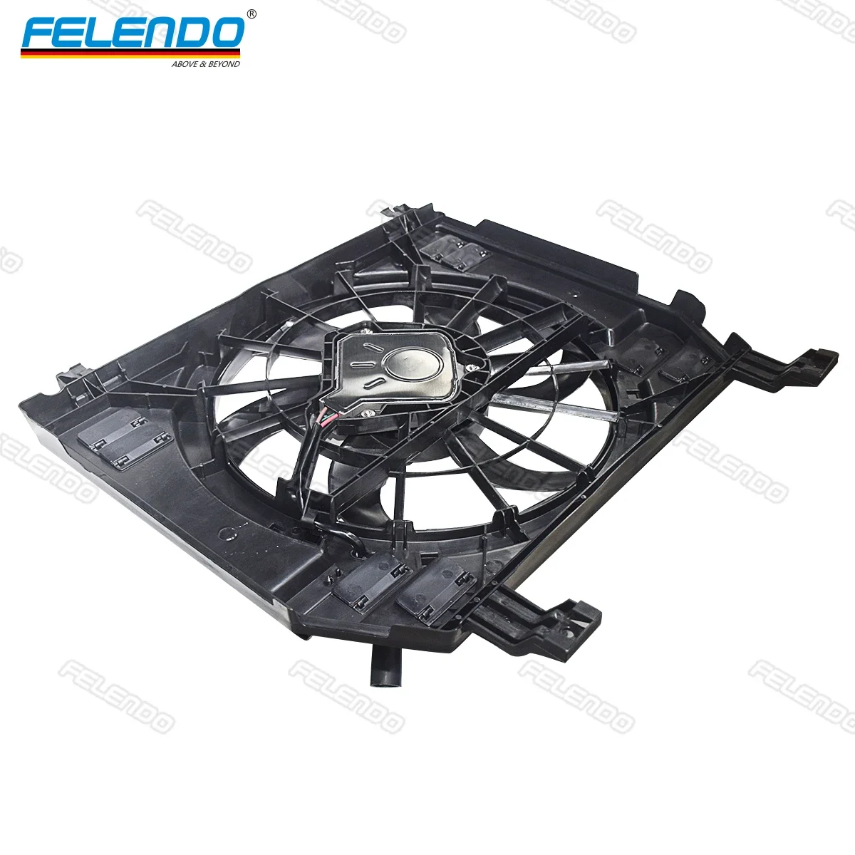 LR084438 LR069901 FELENDO Radiator Fan for Range Rover Vogue L405 Sport L494