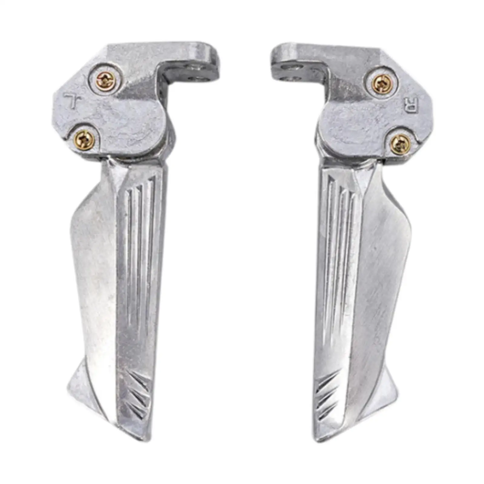 

Motorcycle Foot Pegs Modified Nonslip Easy to Install Folding Multipurpose Rear Pedals for Motorcycle Electric Bicycle