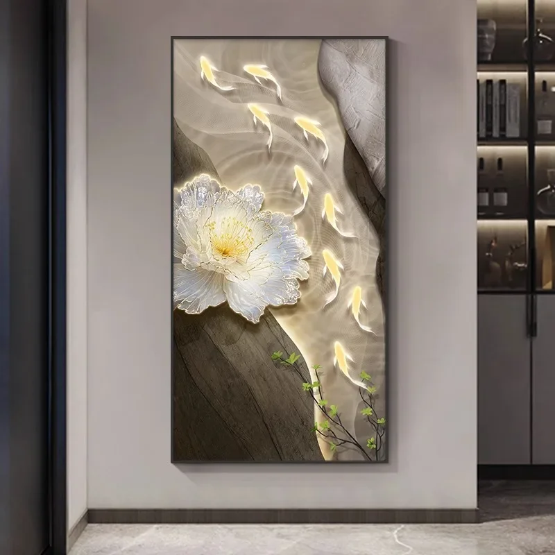 Entry entrance decorative painting high-end modern light luxury high-end corridor aisle wall hanging painting