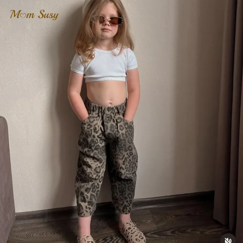 

Fashion Baby Girl Boy Cotton Jean Pant Infant Toddler Child Casual Denim Trousers Spring Summer Autumn Baby Clothes 1-10Y