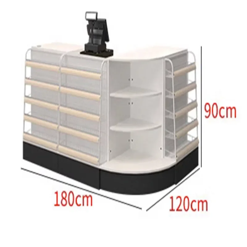 for White and Gray Combination Small Blue Child Convenience Store Supermarket General Factory Direct Sales Light Luxury