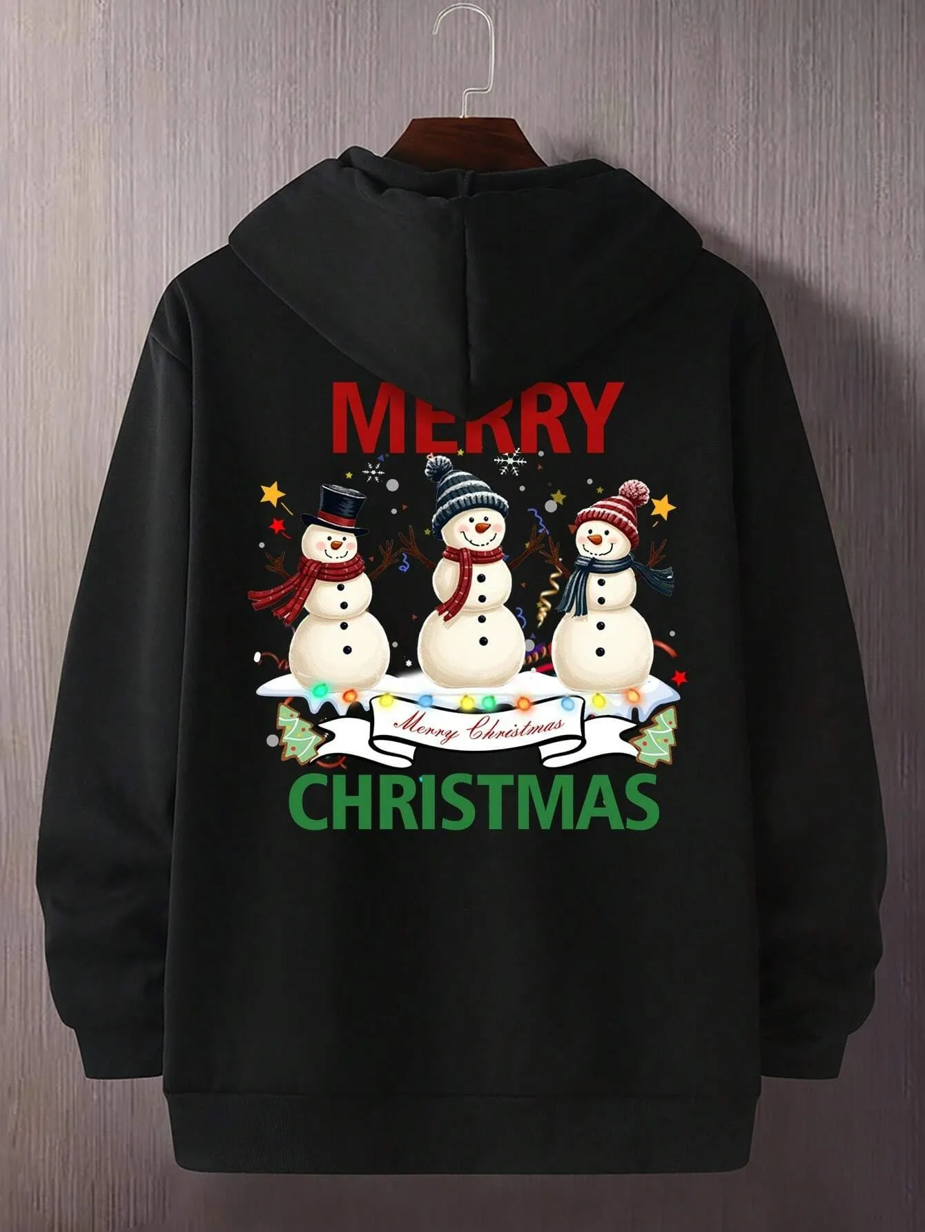 Christmas Printing Women\'s Hooded Hoodie Oversized Sweatshirts Graphic Holiday Sport Costumes Pullover Women\'s Clothing