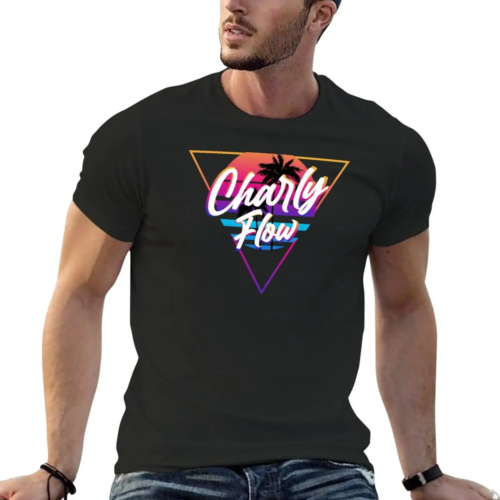 Charly Flow Spanish Novela Colombian T-Shirt vintage shirts graphic tee baggy shirts mens plain t shirts