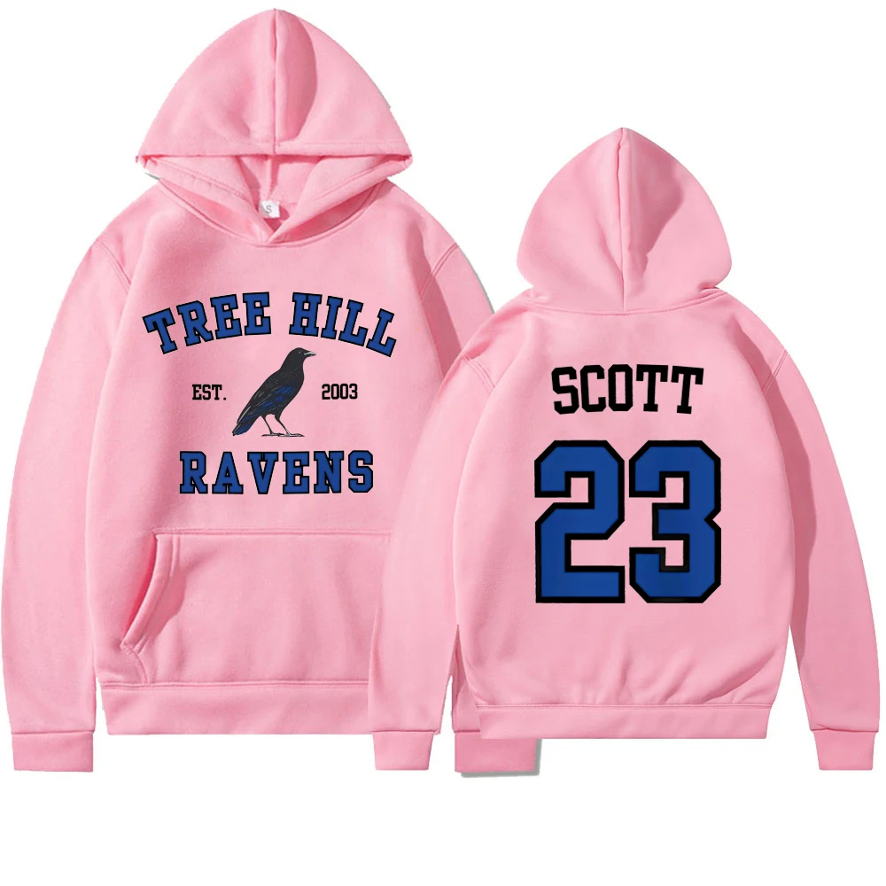 One Tree Hill Nathan Scott 23، Sudadera con capucha de Program de telev de Carolina del Norte، sudaderas con capucha de #4