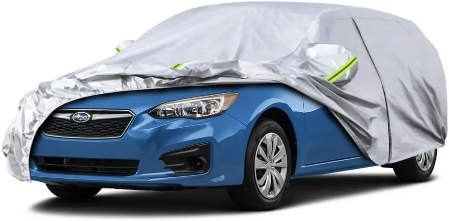 

Водонепроницаемый чехол для автомобиля Subaru Impreza Hatchback 1992-2025, 6 слоев, всепогодная защита с дверью на молнии