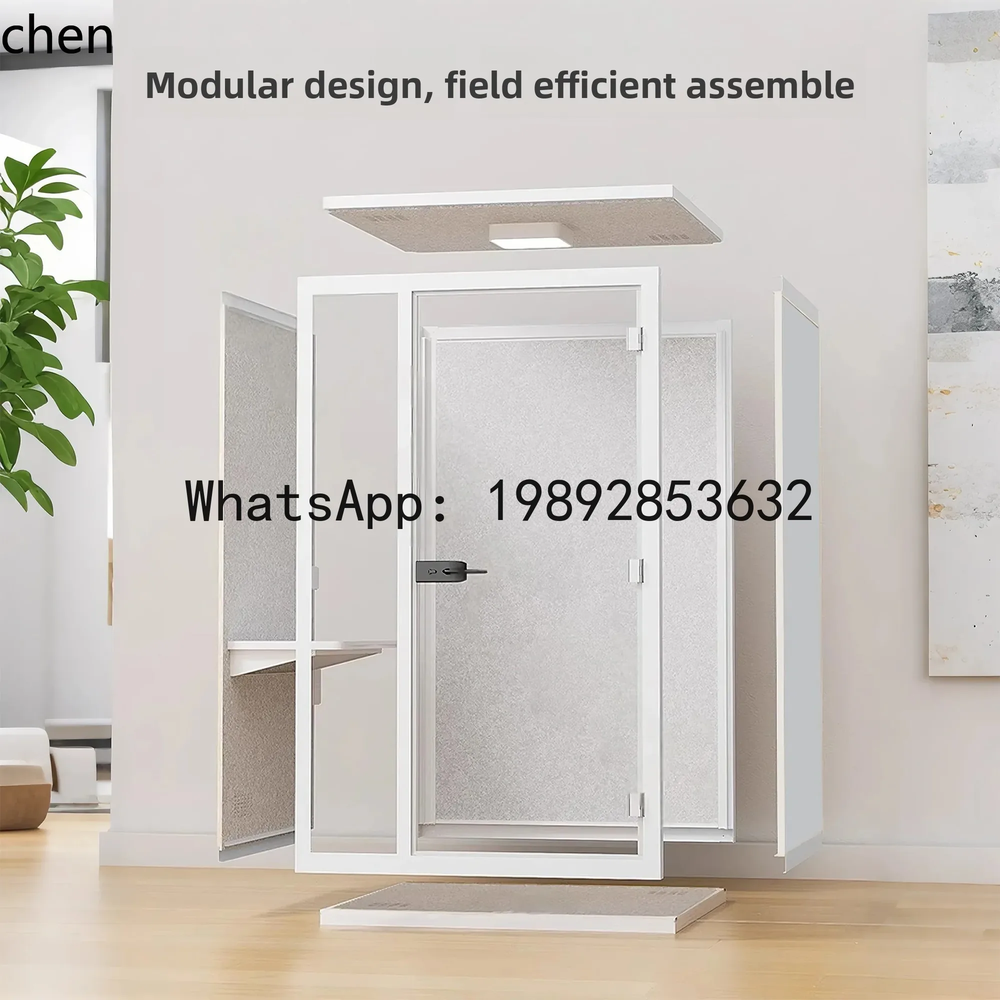 

Soundproof Room Office Silent Live Streaming Room Indoor Recording Studio Mobile Conference Cabin