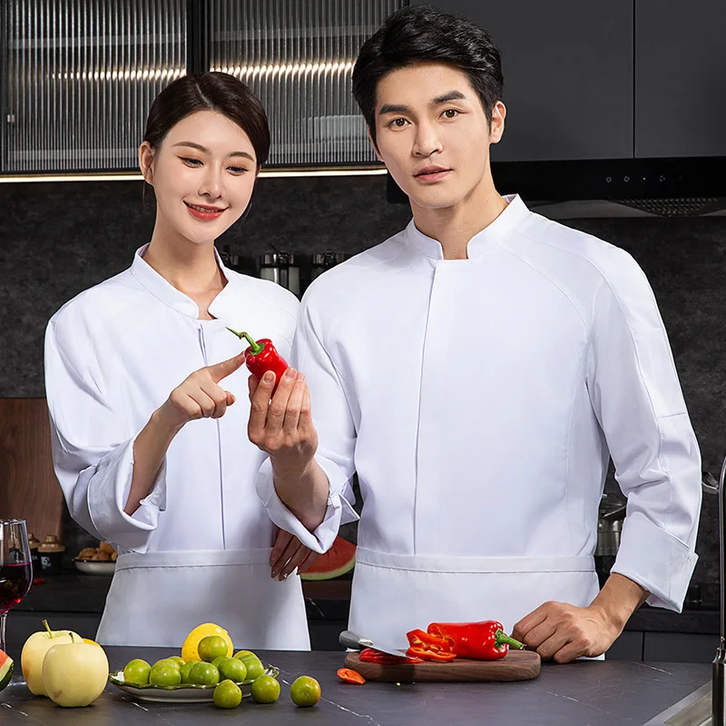 elastic-executive-chef's-work-uniform-long-sleeve-hotel-restaurant-chef's-uniform-male