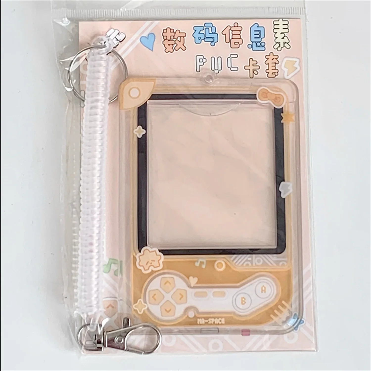 Photo Card Holder Badge Holders,3 Inch Photocards Holder Id Card Holder Photocard Keychain Protective Sleeves