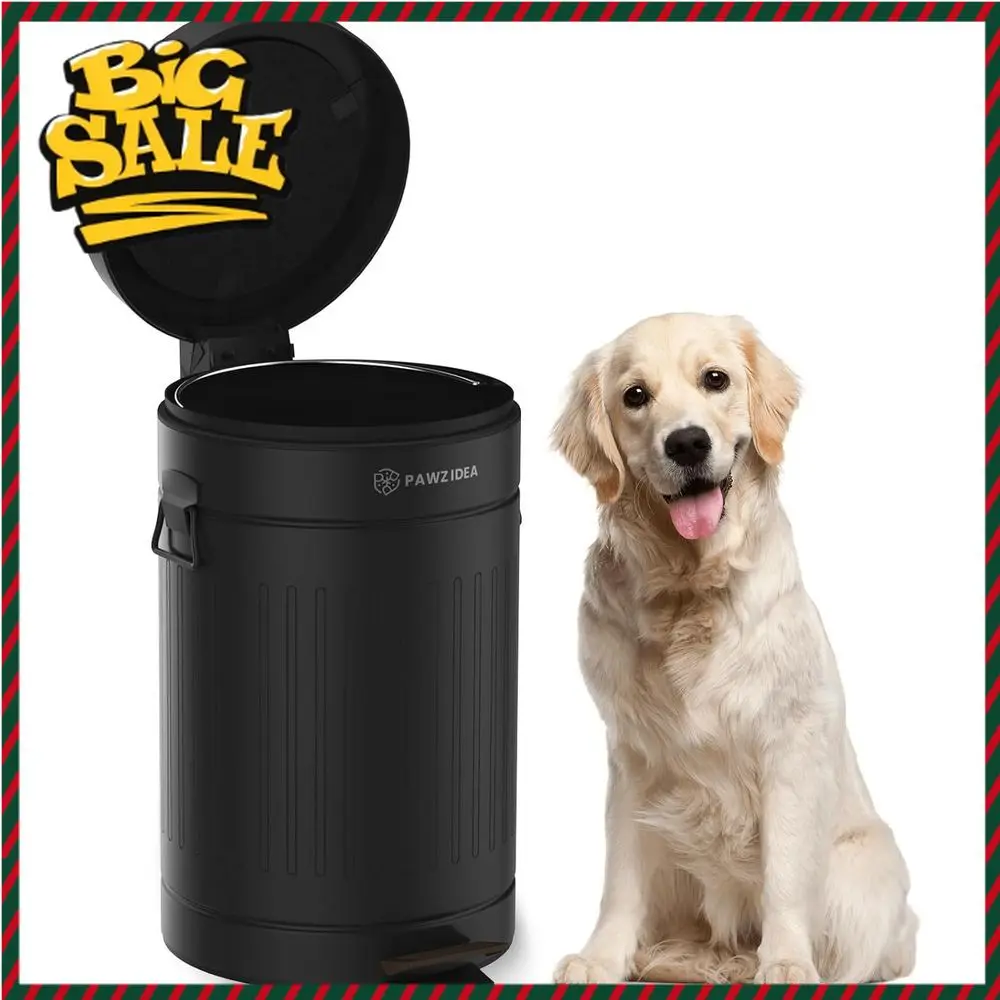 

Бестселлер: уличный контейнер для отходов объемом 3,1 галлона с крышкой и угольным фильтром для контроля запаха от отходов домашних животных