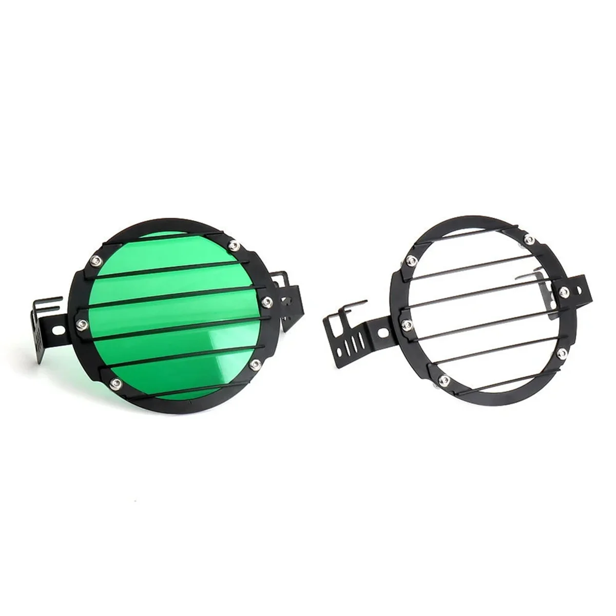 Motorcycle Headlight Guard Protector Grille Front Lamp Head Light for Honda Cross Cub CC110 2023 2024(Green )