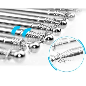 1.2 / 1.6 / 2.0 متر سارية العلم الفولاذ المقاوم للصدأ خفيفة الوزن الإسفنج مقبض القطب المحمولة العلم التلويح بسارية العلم التدريس مؤشر جولة أفضل 10 أعلام عصا مبيعا - رقم 6