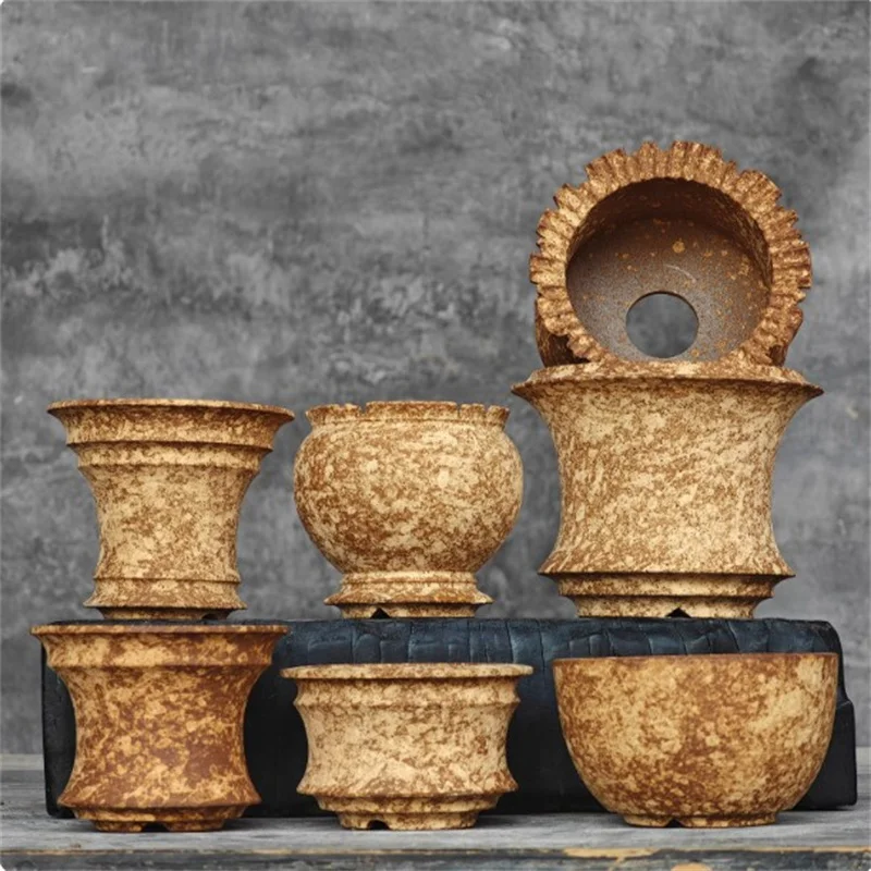 mottled-yellow-color-porcelain-root-crops-bonsai-potpachypodium-agave-cactuses-plant-potsmall-flower-vasebonsai-plant-pot