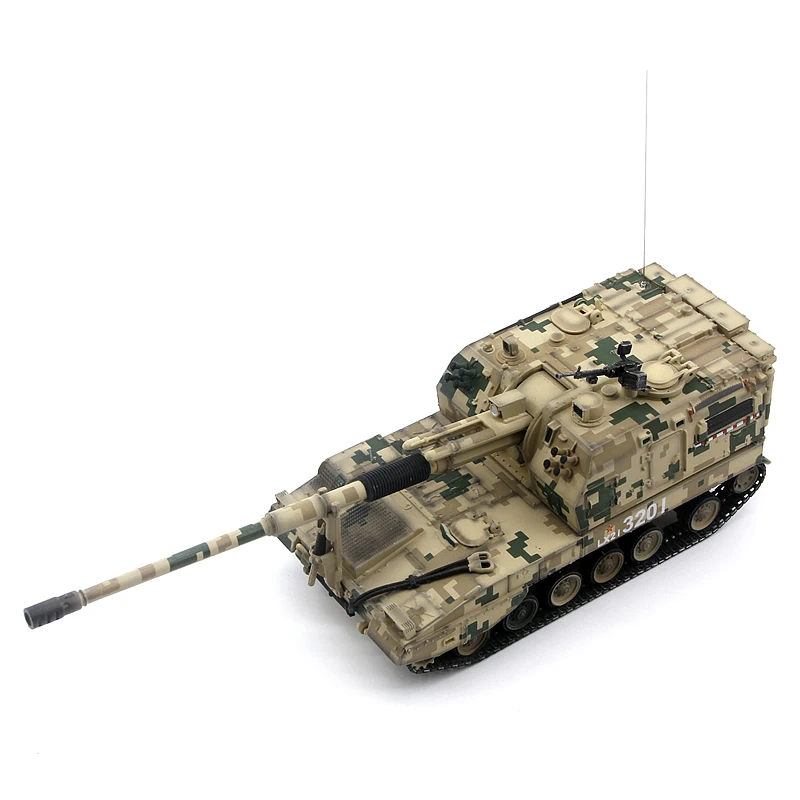 1/72スケールPLZ-05セルフカートリッジデザートデジタルカモ完成追跡戦車モデルコレクションギフト玩具