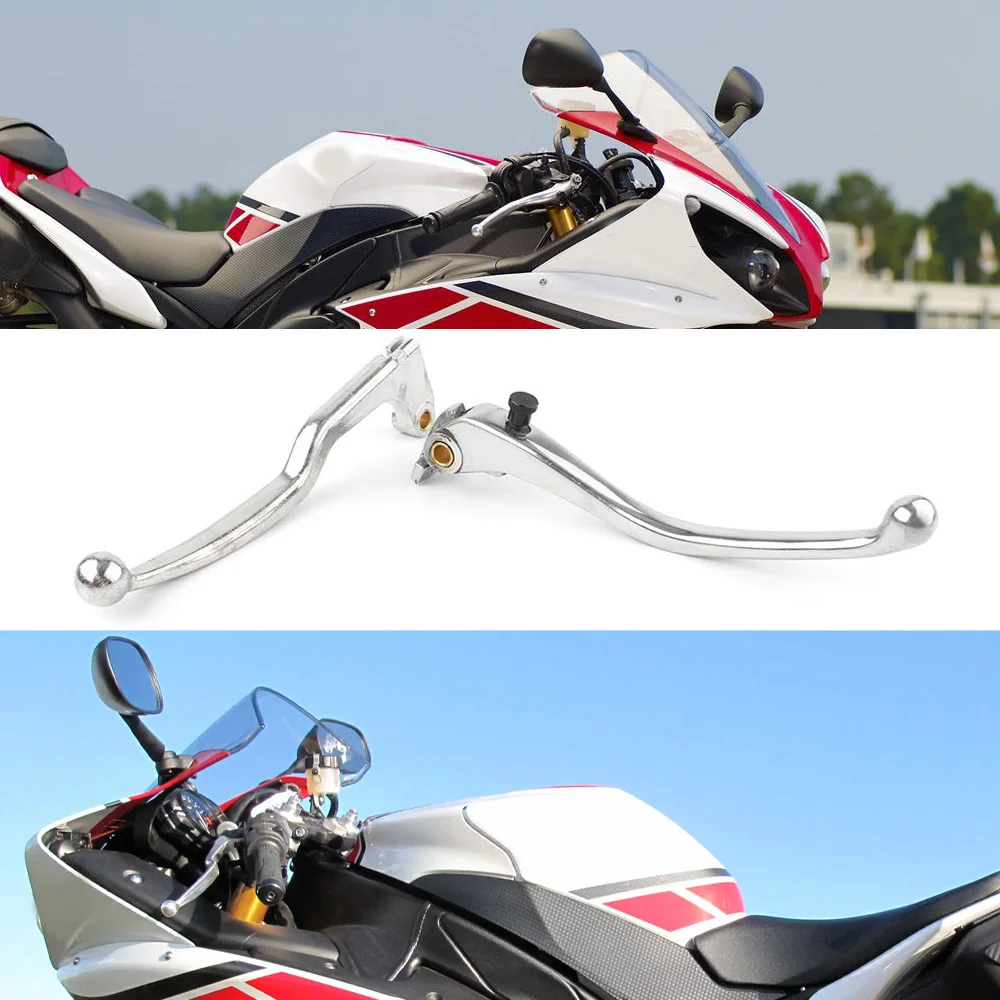 

2pcs Motorcycle Brake Clutch Hand Lever Left and Right For Yamaha YZF R1 / YZF-R1 2004-2012 R6 / YZF-R6(not for R6S)2005-2012