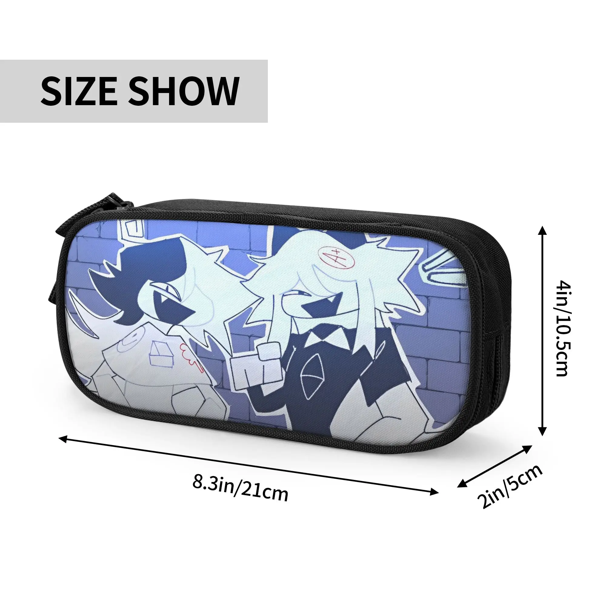 Fun Miss Circle Pencil Cases Fundamental Paper Education Pencilcases Pen Holder Big Capacity Bag Supplies Zipper Stationery