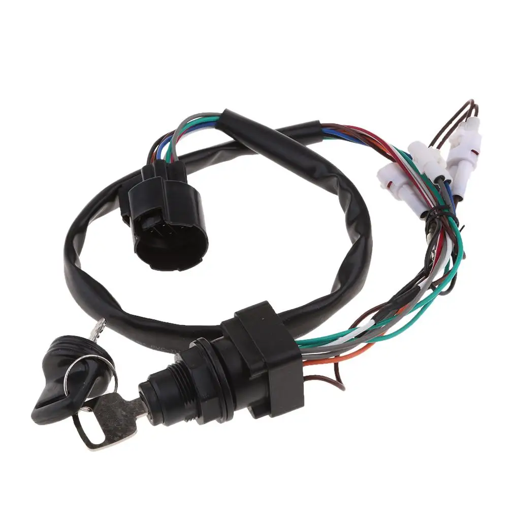 Ignition Key Switch Starter Switch for Outboard Engines Key Switch, Ignition